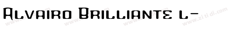 Alvairo Brilliante l字体转换